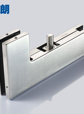 坚朗304不锈钢玻璃门夹曲夹地弹簧门无框玻璃门配七字夹WM04401