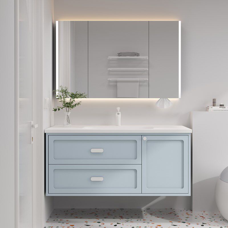 四季沐歌橡胶木浴室柜陶瓷一体盆地中海洗漱台手脸盆柜,家装主材,浴室柜组合,淘宝优惠券,粉丝福利购,淘宝优惠卷