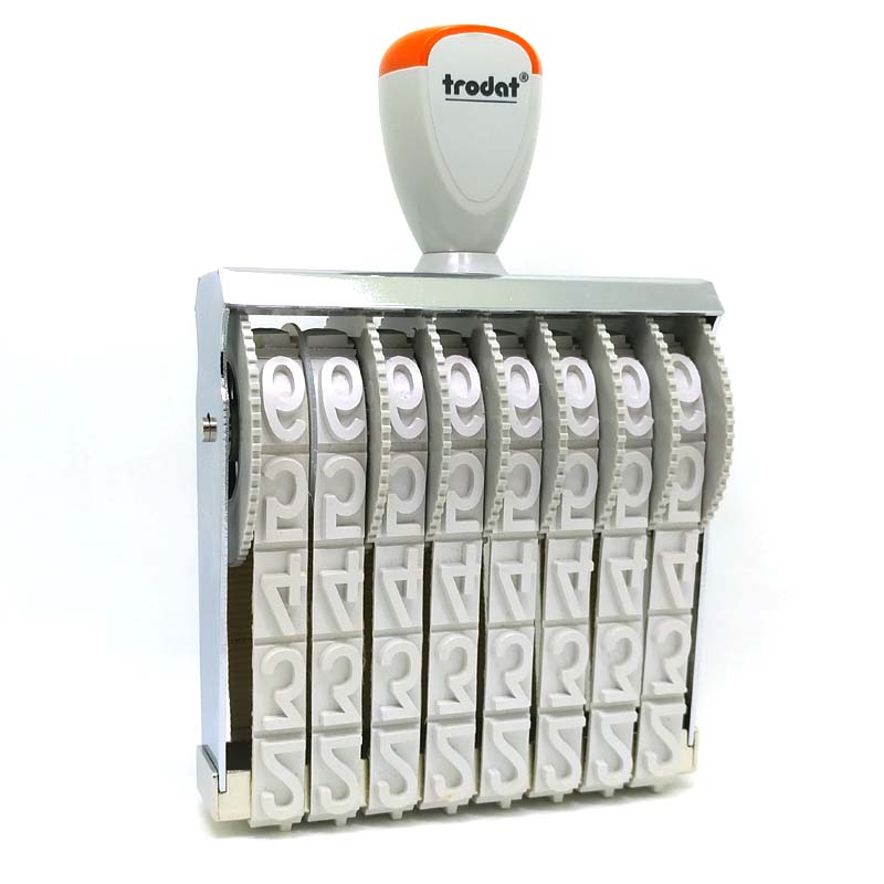 8位数字印章大号卓达15188转轮号码印0-9可调纸箱生产日期批号章