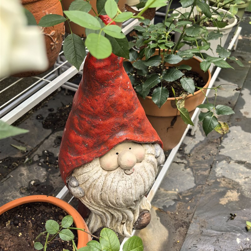 氧化镁甘道夫地精花园装饰落地摆件复古田园风软装饰品庭院别墅