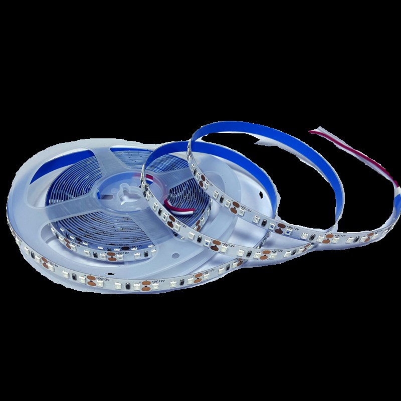 led12v24v红光灯带铜支架2835贴片8mm120珠大红色灯条展柜灯箱KTV