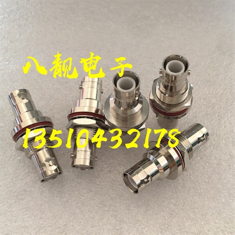 SHV-KKY5000V高压BNC母转母直通带螺母防水固定面板同轴转接头5KV