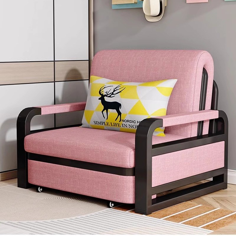 沙发床沙发折叠两用人可折叠小户型一体伸缩客厅单人多功能实木