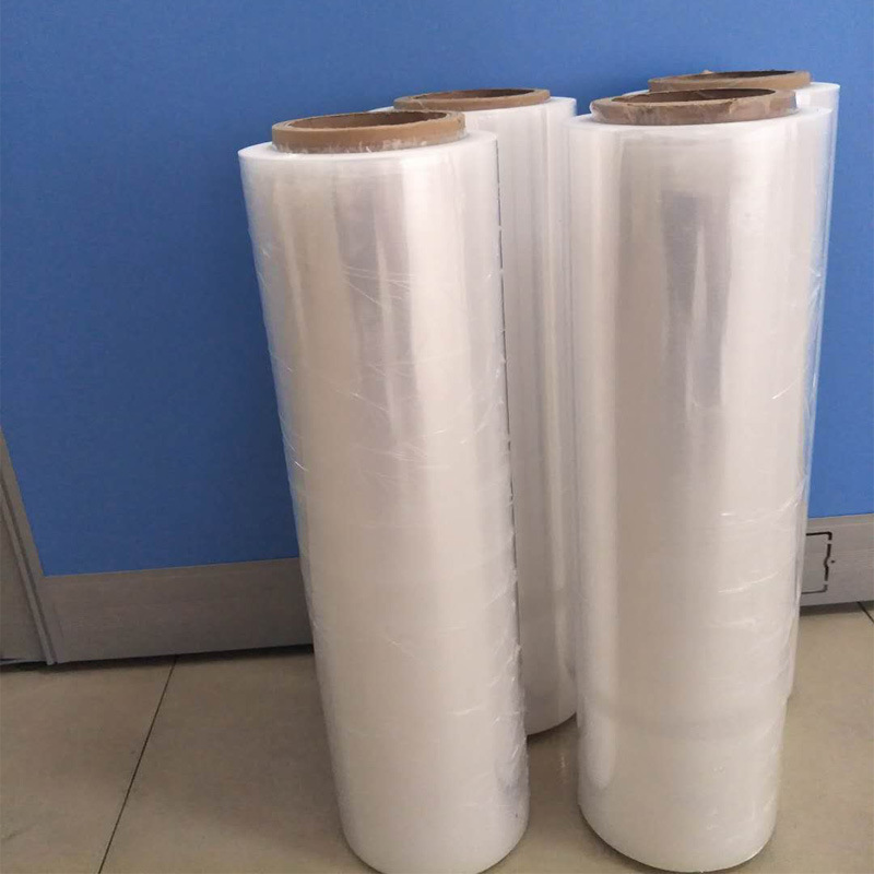E缠绕膜塑料薄膜黑膜安全打包膜拉伸膜公斤一箱卷CM宽