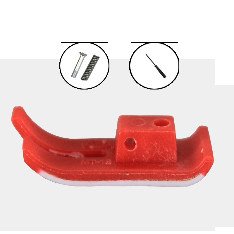 红色进口材料底NT-18B牛津 牛筋压脚底板 压脚皮 缝纫机 买十送一