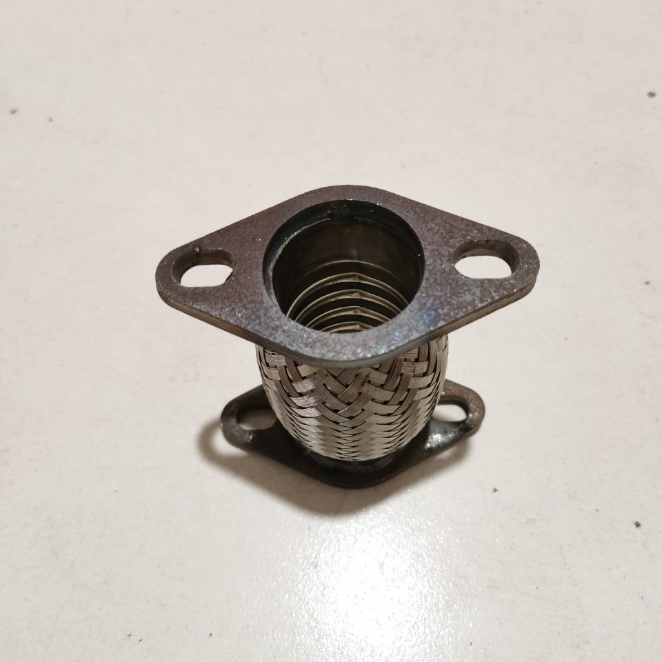 消声器排气管抗震软连接接盘两孔宁波三孔东风四孔福田四孔