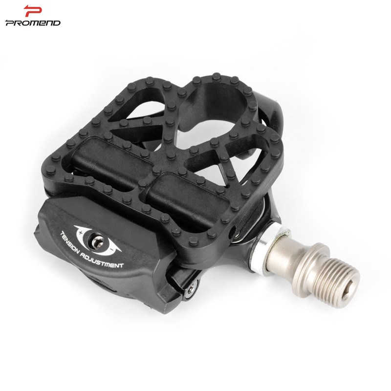 自行车脚踏公路山地锁踏转换片尼龙塑料自锁脚踏转平踏片骑行配件