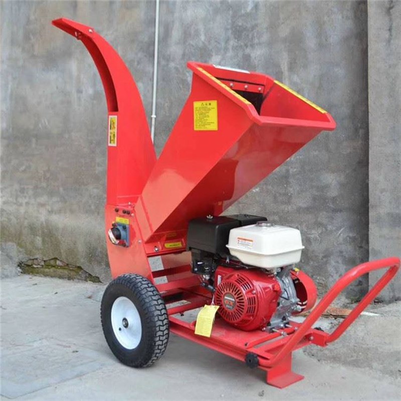 园林设备树枝粉碎机 小型可移动式电动树叶碎枝机 木片枝条破碎机