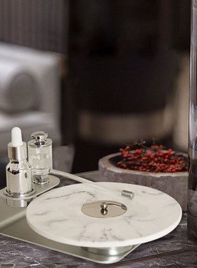 轻奢高档唱片机扩香仪香薰机石膏扩香仪器生日礼物家居装饰品摆件