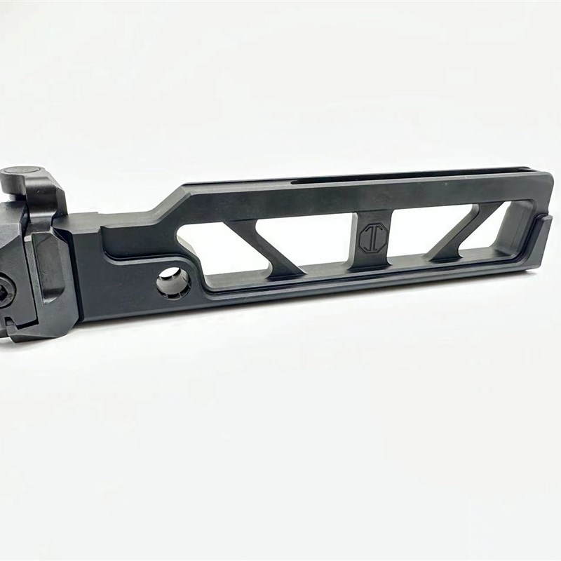JMAC ST-6 20mm导轨AR接口铝合金CNC六段折叠尾部伸缩杆芯