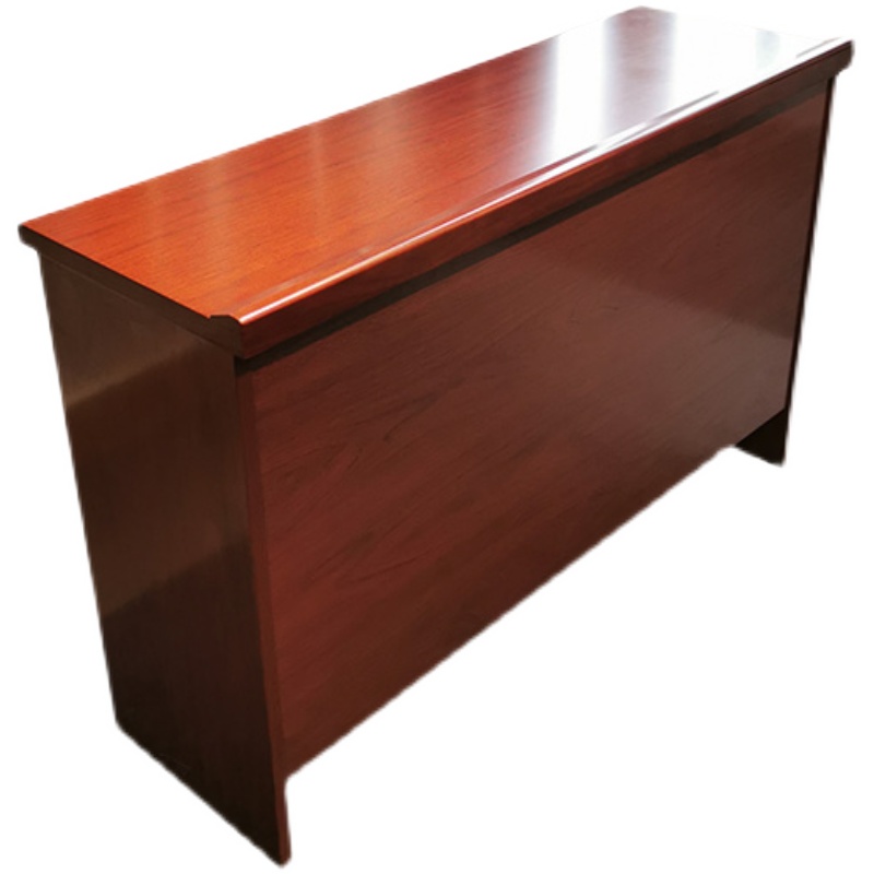 会议桌条形长桌培训桌实木油漆木皮人三人桌1.2米办公桌椅