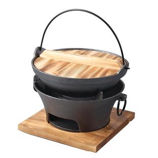 铸铁碳烤炉家用烧烤炉加厚干锅炉烤肉炉商用打边炉老式火锅炉炭火