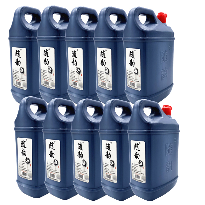 随韵大桶墨汁书画工笔画毛笔大字练习书画墨水工地弹线工程用墨大