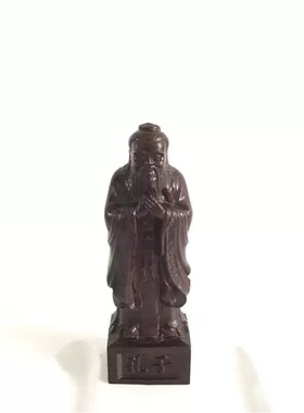 越南沉香木雕 子 雕像物夫子像家居客厅饰木质工艺品