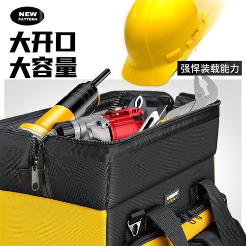 常胜客大号牛津布售后电工帆布带轮拉杆式工具箱包