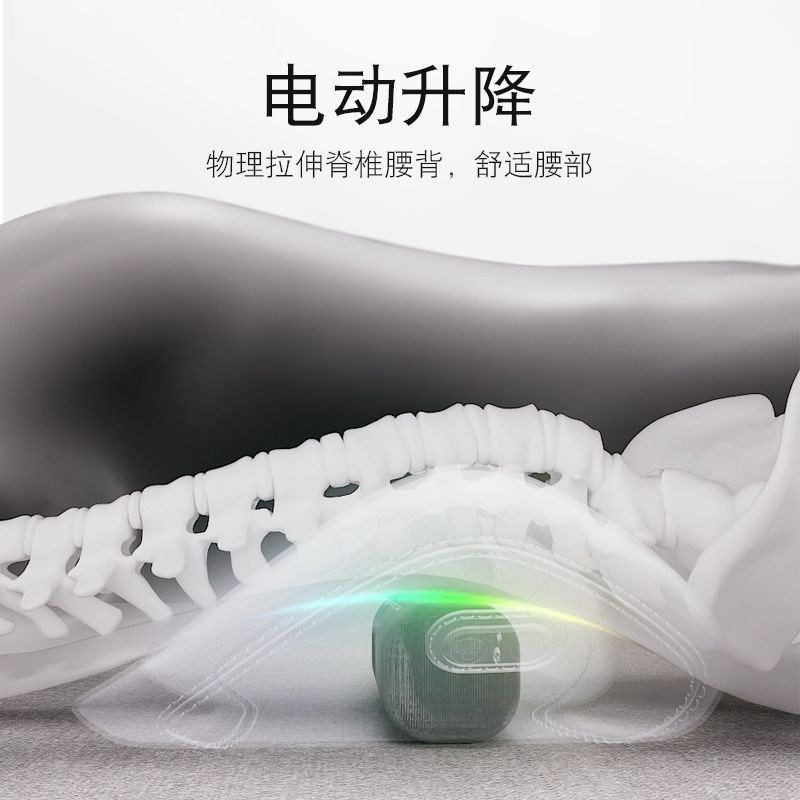 汽车腰靠垫腰电动按摩加热座椅头枕靠背腰托Q开车护腰车载腰枕