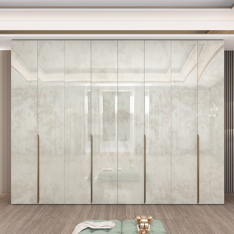 卧室家用一门到顶现代爆款实木欧松板玻璃门定制衣橱,住宅家具,独立衣柜,淘宝优惠券,粉丝福利购,淘宝优惠卷