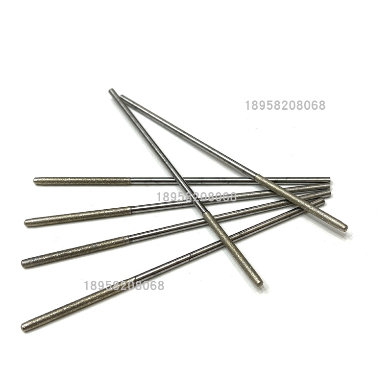 --.0定制磨针磨棒淬火变形尖头金刚石圆锉抛硬质超硬小