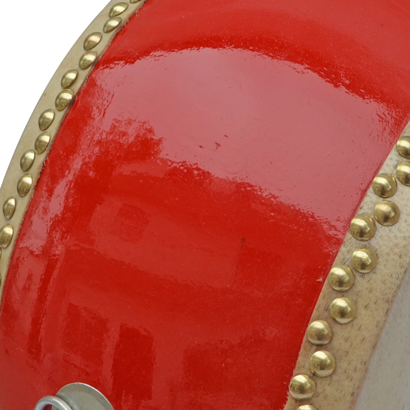 马氏传奇10寸牛皮堂鼓1尺头层牛皮威风鼓口径约CM红鼓庆典鼓