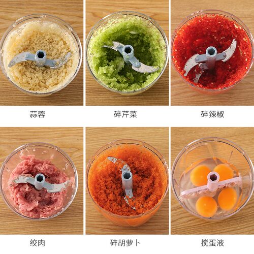 家用绞肉手动拉大蒜泥器打捣切蒜末压蒜头蓉搅拌辣椒机碎菜馅神器
