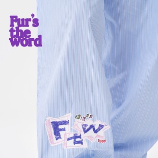 铅笔涂鸦抽绳松紧腰休闲宽松直筒裤 FTW25秋冬新品