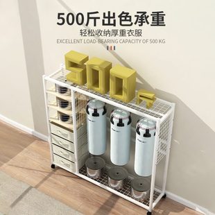 衣架落地卧室挂衣架可移动带轮家用客厅网红轻奢晾衣架简易衣帽架