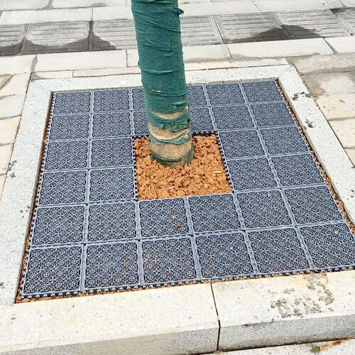 塑料拼接格栅道路树坑美化护树板市政园林树篦子树池盖板厂家