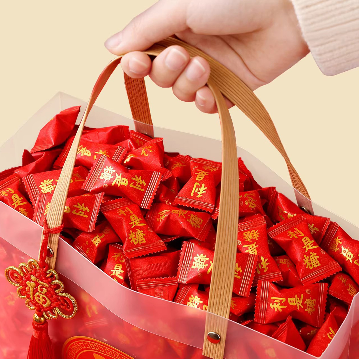 山超同款2026新年糖果利是糖马年货大全脆皮奶糖过年必备零食喜糖