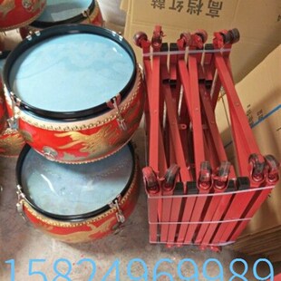 16寸18寸木质龙鼓 水鼓 沥龙鼓青花瓷水鼓两用鼓 战鼓 激光水鼓