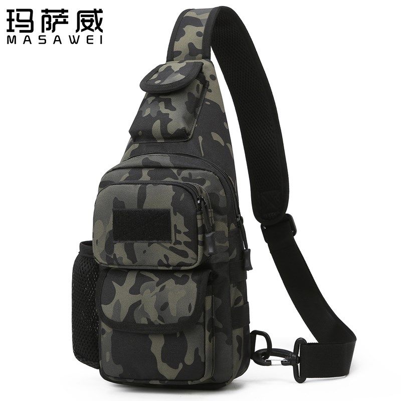 2024新款胸包战术小包男单肩斜挎包户外多功能男士腰包路亚背包,箱包皮具/热销女包/男包,胸包,淘宝优惠券,粉丝福利购,淘宝优惠卷