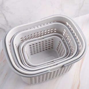 购物篮加厚药店小提篮超市便利店购物篮小号买菜篮摘菜塑料篮