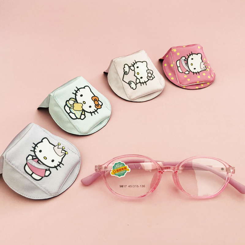 全遮盖立体眼镜罩矫正远视单眼罩超轻眼贴儿童眼罩单眼眼罩弱视