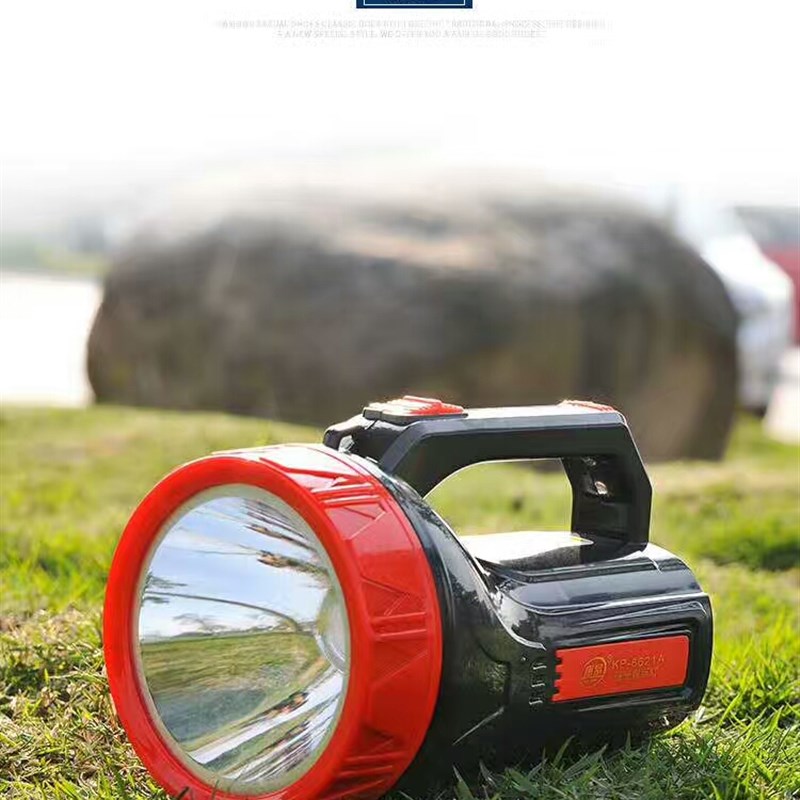 康亮6621强光户外手电筒充电Led远射口 骑行水身家用小太阳