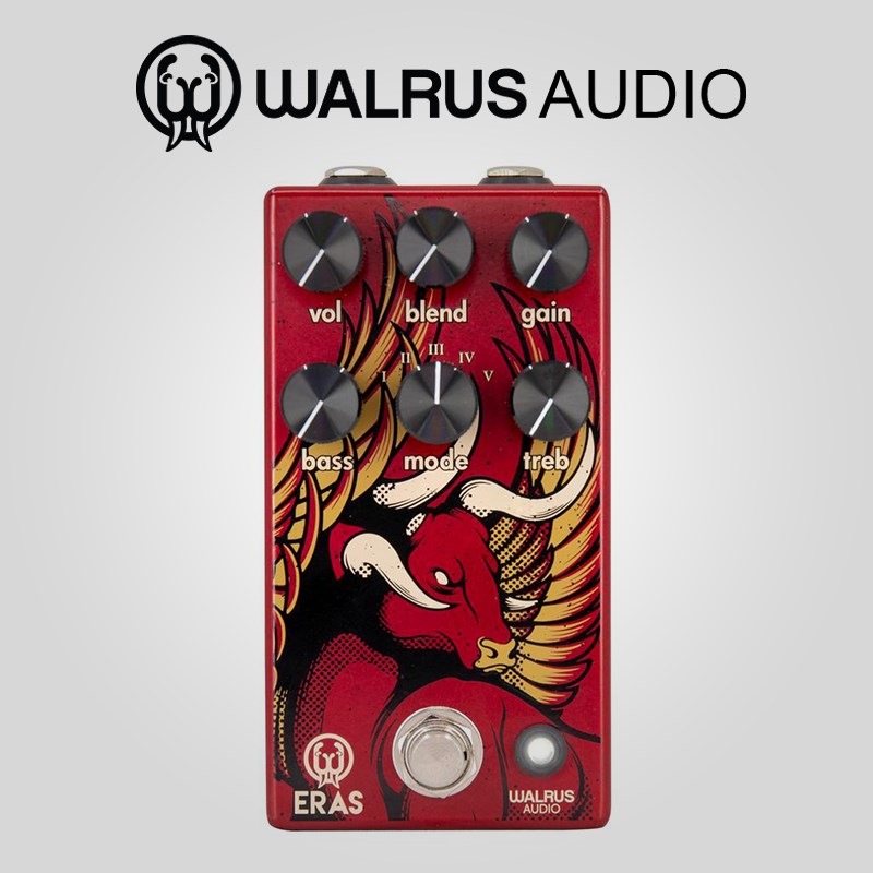 现货 美产WALRUS AUDIO Eras 过载高增益金属单块效果器 五种失真
