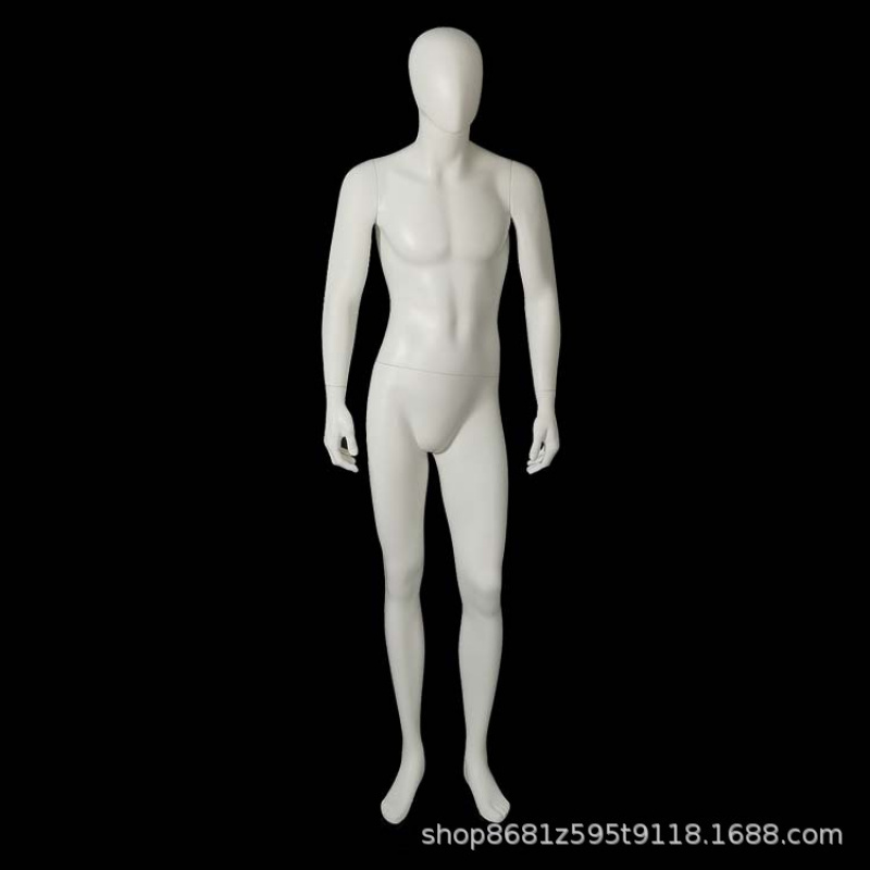假人模型仿真人体模特架哑白男模