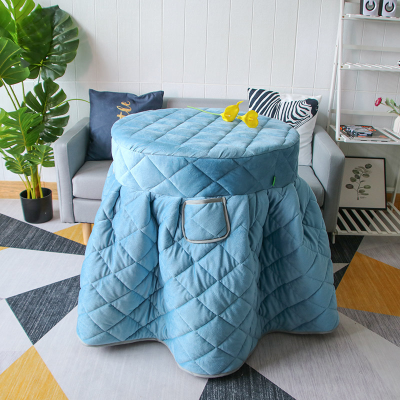 圆形烤火被加绒加厚圆桌烤火罩电炉罩家用新款烤火桌子茶几取暖罩,居家布艺,烤火罩,淘宝优惠券,粉丝福利购,淘宝优惠卷