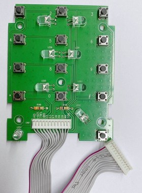 SHIDEAN视得安楼宇对讲单元主机EC12 EC17按键板显示屏维修配件