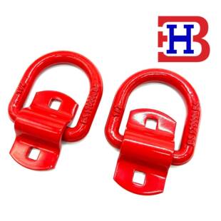 供应1 2英寸D型环带扣板12000磅锻造地板钩