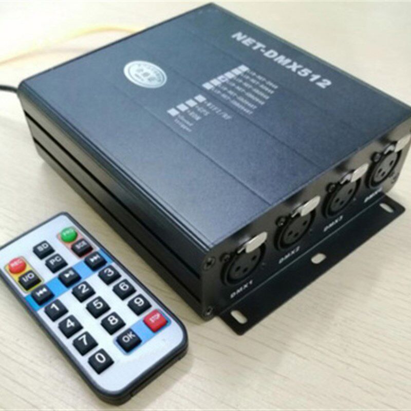 ArtNet SD卡脱机录播512通道1024TCP_UDP_IP互联RS232-485播控