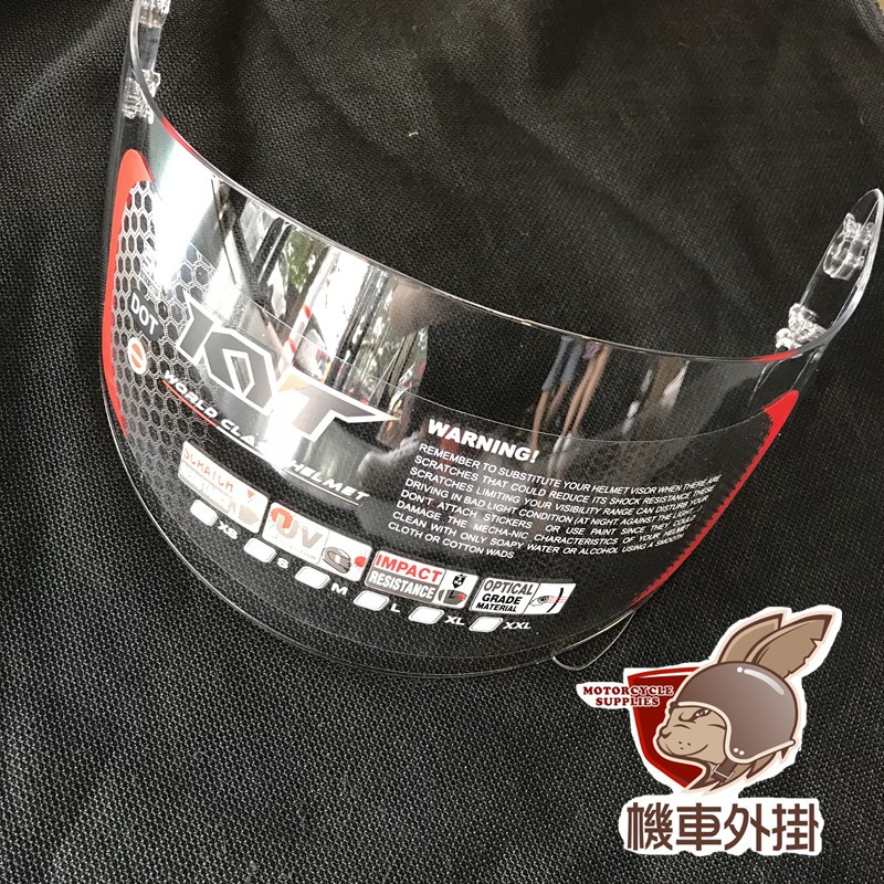 KYT摩托车头盔镜片NF-R/TT-C/K2系列GP原装黑片炫彩片透明片NFJ