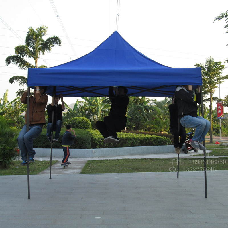 3*3加强固黑亮金刚折叠帐篷 遮阳挡雨凉棚展促销活动户外广告伞篷