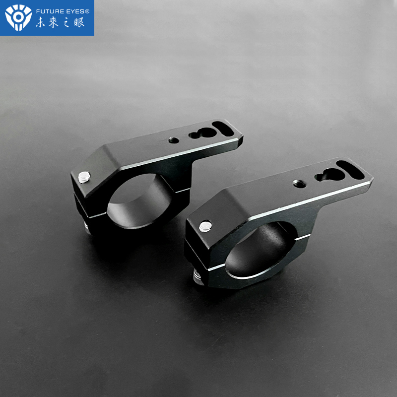 摩托车射灯改装支架保险杠前杠减震固定支架多功能扩展灯管夹