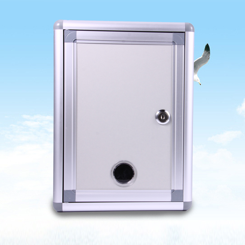 铝合金带锁意见箱信报箱建议箱投诉箱中号小号空白箱挂墙信件箱