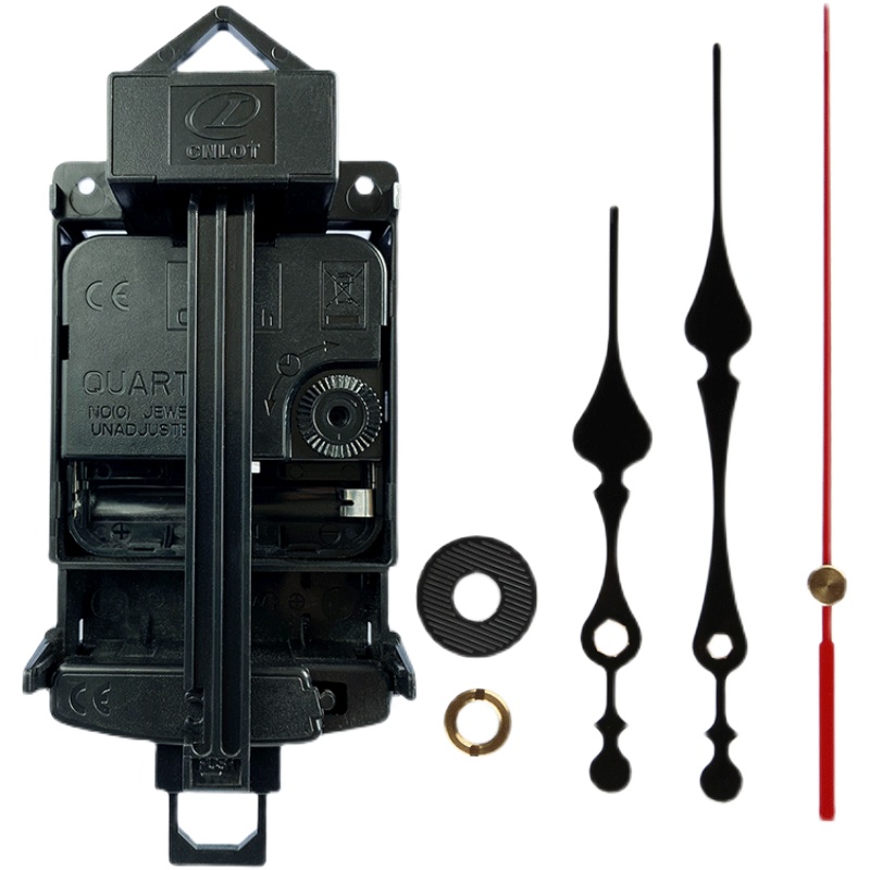 机芯摇摆扫秒静音石英电子钟创意diy全带指针电池钟表挂钟配件