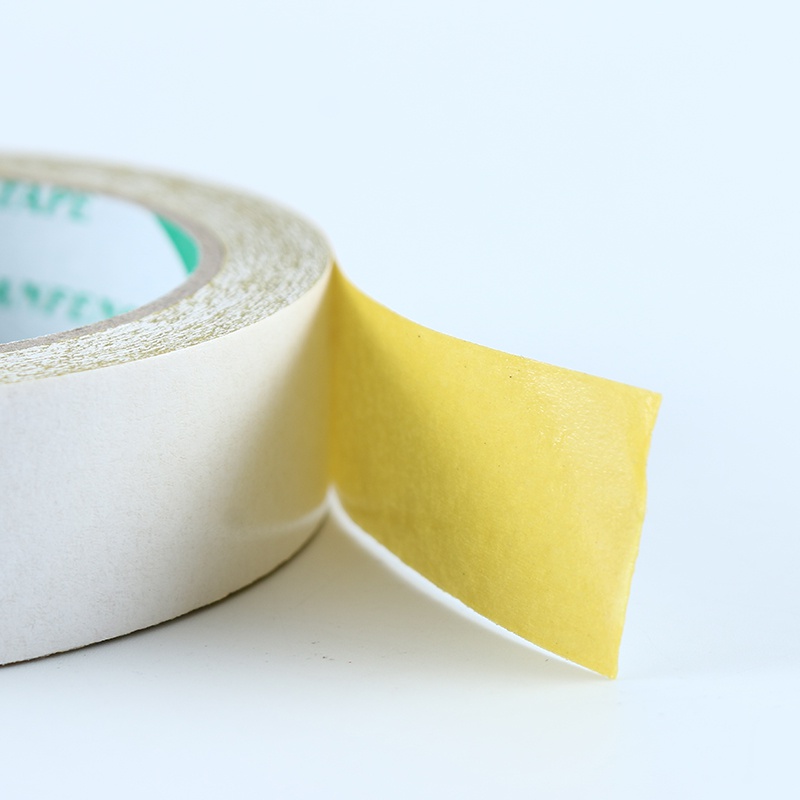 万丰牌油性黄双面胶带粘布料超粘双面胶强力高粘粘布双面胶