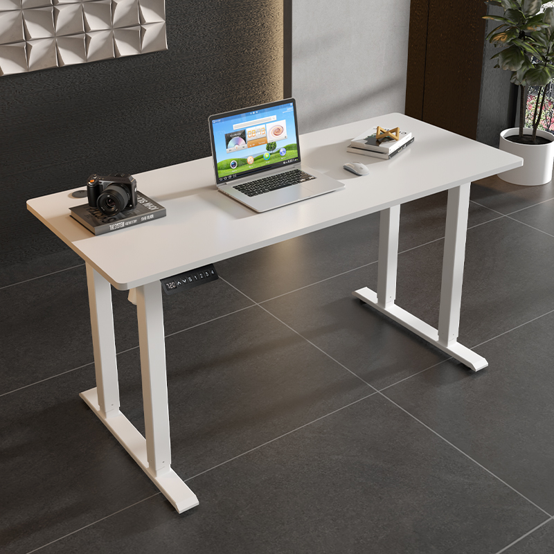 爱美卓四腿电动升降桌腿电脑办公家用学习桌架腿儿童书桌工作台