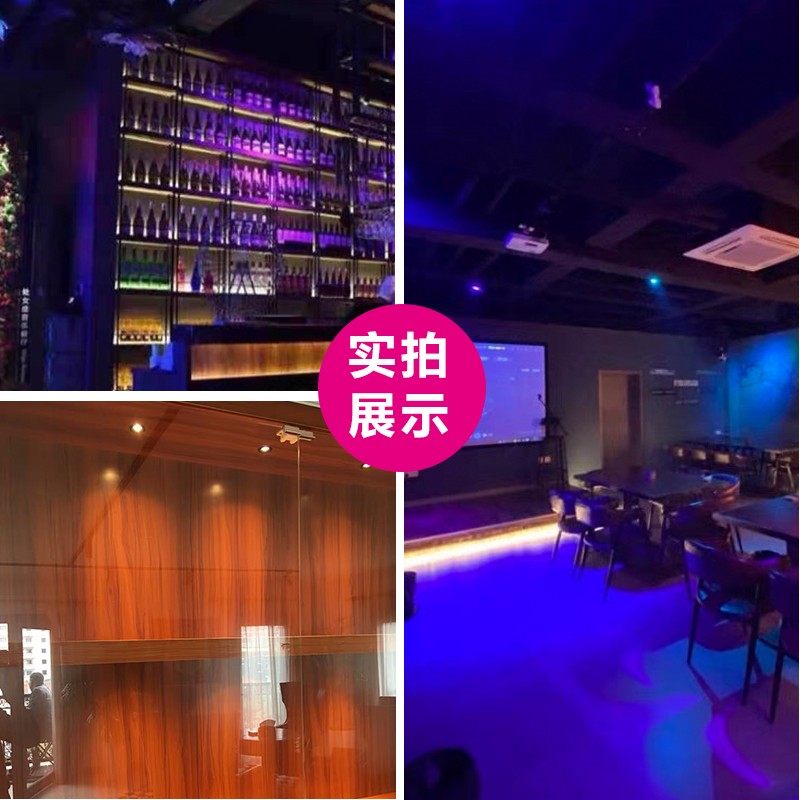 迷你led彩色小射灯酒柜台孔mm.5公分嵌入式七彩微型牛眼灯w