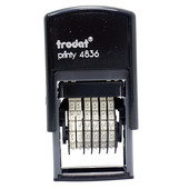 卓达回墨印章自动出油数字印章 批号印章 调编码