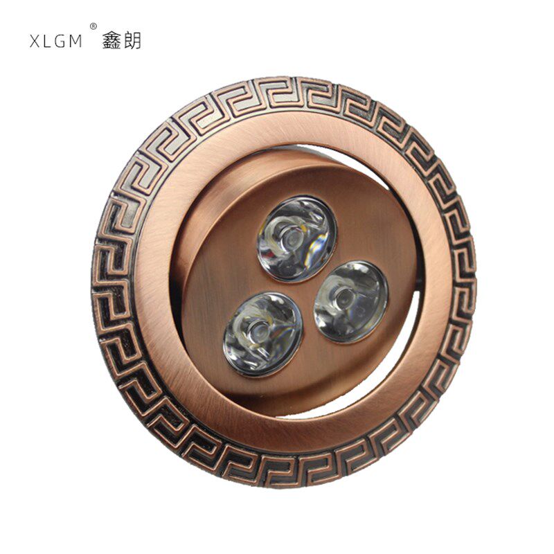 新复古W仿古灯客厅电视背景墙走廊卧室仿古铜天灯