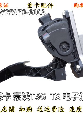 适配重汽豪沃T5gG TX汕德卡 电子油门 油门踏板811W25970-6103原